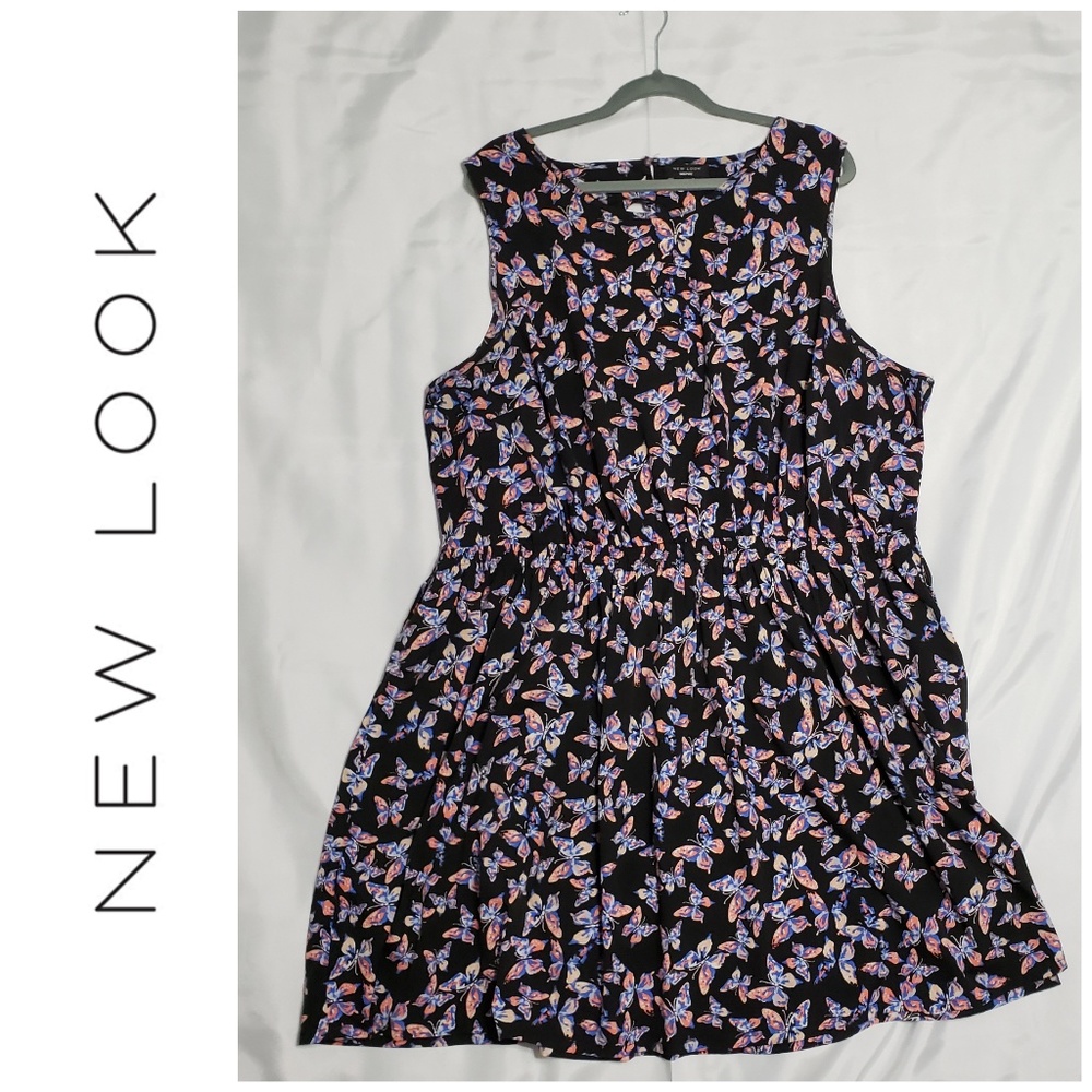 ⭐ New Look Inspire Plus Size Floral Dress (US 24)